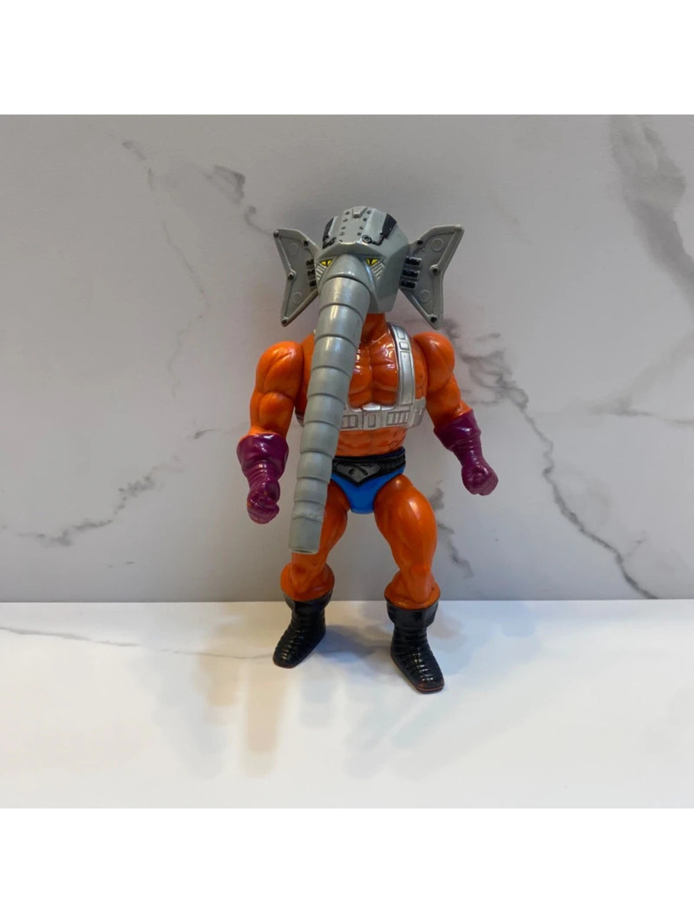 Vintage 1986 Snout Spout Action Figure from Masters of the Universe (MOTU)